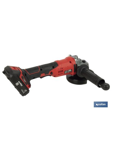 AMOLADORA A BATERÍA Li-ion 20 V 8000 RPM - 115 MM