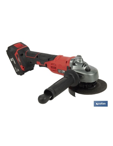 AMOLADORA A BATERÍA Li-ion 20 V 8000 RPM - 115 MM