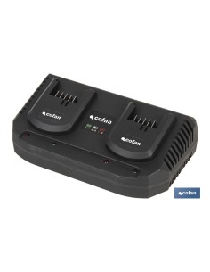 CARGADOR BATERIAS DOBLE CARGA RAPIDA 2x3,5A - 18V