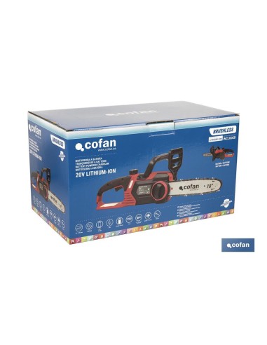 MOTOSIERRA A BATERÍA Li-ion 20 V 3000 RPM MINI ESPADA 10