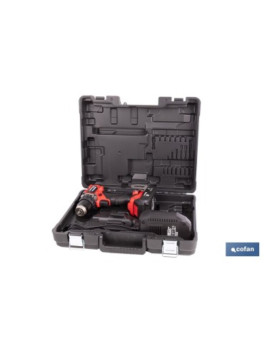 TALADRO ATORNILLADOR COMPACTO A BATERÍA LI-ION 20 V 1900 RPM 60 Nm