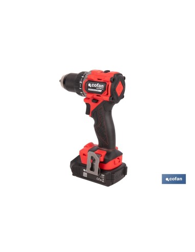 TALADRO ATORNILLADOR COMPACTO A BATERÍA LI-ION 20 V 1900 RPM 60 Nm