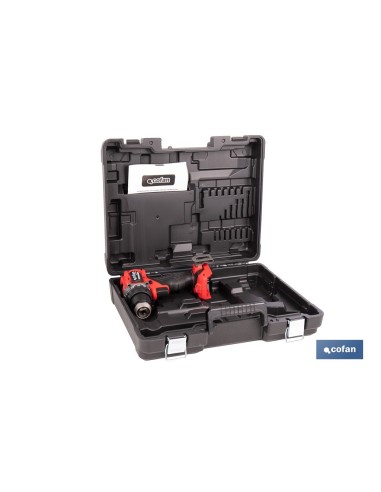 TALADRO ATORNILLADOR COMPACTO A BATERÍA LI-ION 20 V 1900 RPM 60 Nm SIN CARGADOR NI BATERÍA
