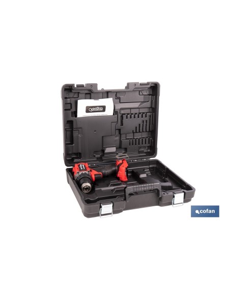 TALADRO ATORNILLADOR COMPACTO A BATERÍA LI-ION 20 V 1900 RPM 60 Nm SIN CARGADOR NI BATERÍA