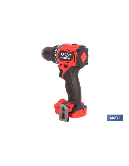 TALADRO ATORNILLADOR COMPACTO A BATERÍA LI-ION 20 V 1900 RPM 60 Nm SIN CARGADOR NI BATERÍA