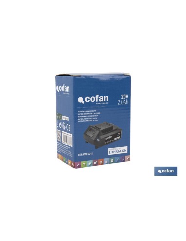 BATERÍA RECARGABLE Li-ion 20 V 2.0Ah