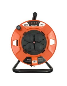 ENROLLACABLE WESSER 4 TAPAS IP44 3X1,5MMí H05VV 25M (D) ASEIN