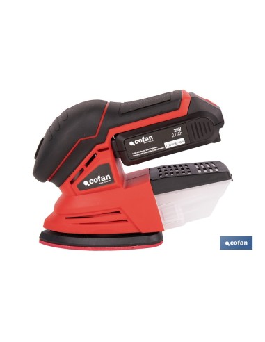 LIJADORA MOUSE A BATERÍA Li-ion 20 V 11000 RPM