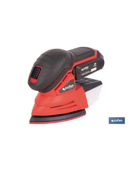 LIJADORA MOUSE A BATERÍA Li-ion 20 V 11000 RPM