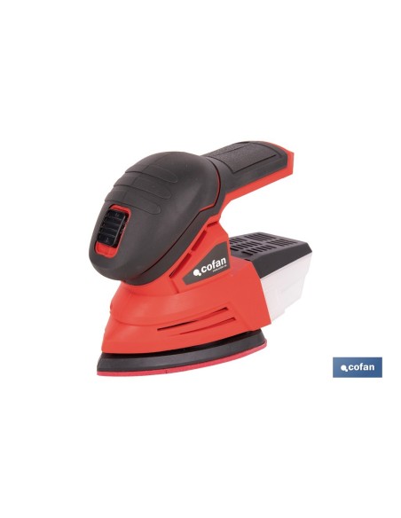 LIJADORA MOUSE A BATERÍA Li-ion 20 V 11000 RPM SIN CARGADOR NI BATERÍA