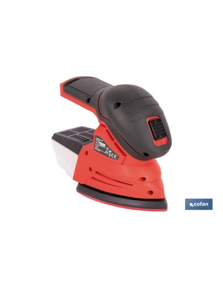LIJADORA MOUSE A BATERÍA Li-ion 20 V 11000 RPM SIN CARGADOR NI BATERÍA