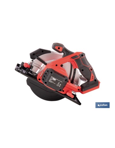 SIERRA CIRCULAR A BATERÍA Li-ion 20 V Ø185 MM SIN CARGADOR NI BATERÍA