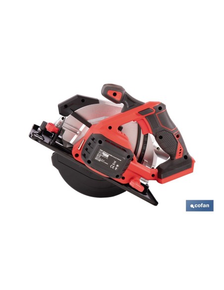 SIERRA CIRCULAR A BATERÍA Li-ion 20 V Ø185 MM SIN CARGADOR NI BATERÍA