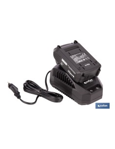 PACK CARGADOR 20 V 2.4 A Y BATERÍA Li-ion 20 V 2.0Ah 2