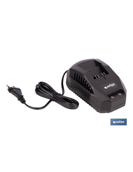 PACK CARGADOR 20 V 2.4 A Y BATERÍA Li-ion 20 V 2.0Ah
