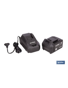 PACK CARGADOR 20 V 4.5 A Y BATERÍA Li-ion 20 V 4.0Ah
