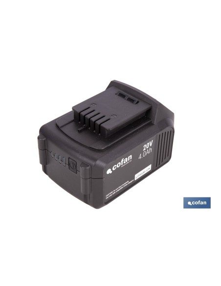 PACK CARGADOR 20 V 4.5 A Y BATERÍA Li-ion 20 V 4.0Ah