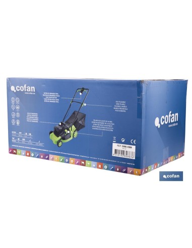 CORTACESPED ELÉCTRICO CON RUEDAS REACONDICIONADO 36V 3200 RPM 5 POSICIONES DE CORTE