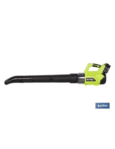 SOPLADORA ELÉCTRICA A BATERÍA LI-ION 20 V 22.500 RPM