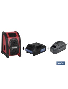 PACK DE ALTAVOZ BLUETOOTH, BATERIA 1.5AH Y CARGADOR