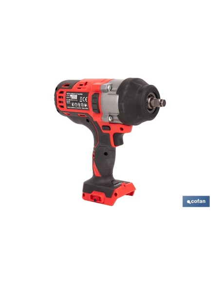 PISTOLA IMPACTO 1/2 BATERÍA LI-ION 20 V 1000 NM SIN CARGADOR NI BATERÍA