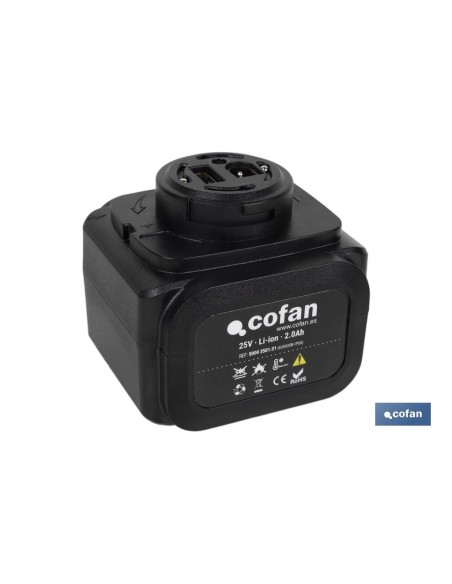 BATERÍA RECARGABLE 25V 2.0Ah TIJERAS DE PODAR