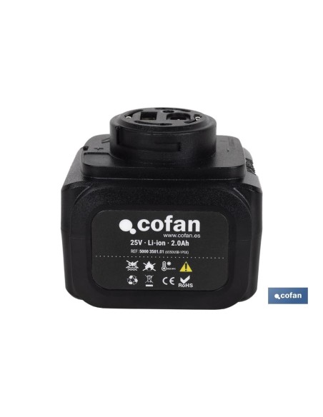 BATERÍA RECARGABLE 25V 2.0Ah TIJERAS DE PODAR