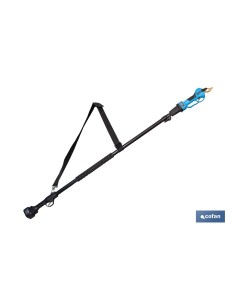 CONJUNTO TIJERAS DE PODAR A BATERÍA + PÉRTIGA EXTENSIBLE 140 - 207 CM