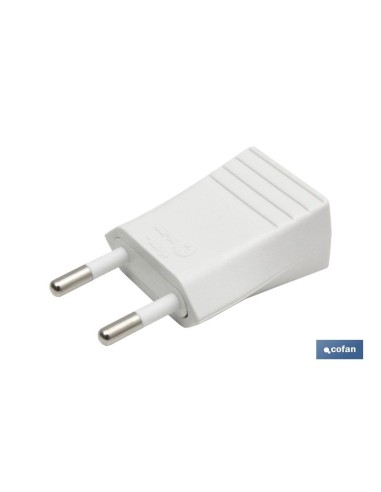 CLAVIJA BIPOLAR BLANCO (10A-250V)