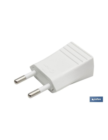 CLAVIJA BIPOLAR BLANCO (10A-250V)