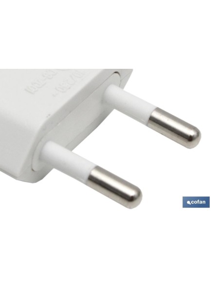 CLAVIJA BIPOLAR BLANCO (10A-250V)