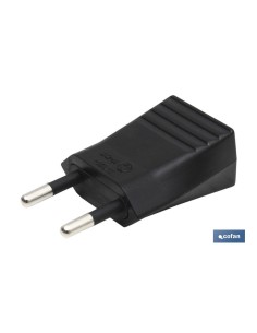 CLAVIJA BIPOLAR NEGRO (10A-250V) 2