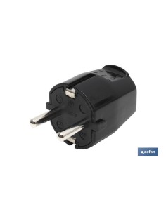 CLAVIJA BIPOLAR NEGRO (16A-250V) 2