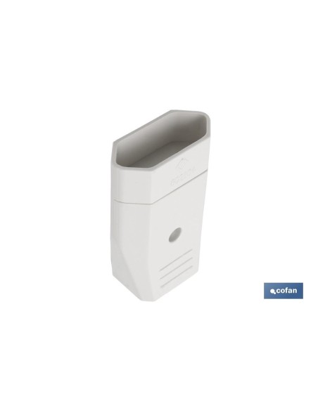 BASE ENCHUFE BIPOLAR AEREA BLANCA (10A-250V)