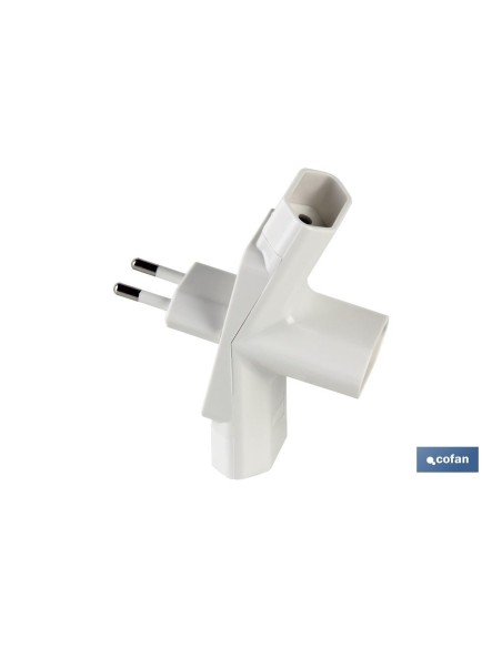 ADAPTADOR MULTIVIA 3 VIAS (10A-250V)