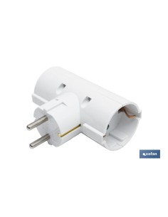ADAPTADOR SCHUKO 2 VIAS (16A-250V) 2