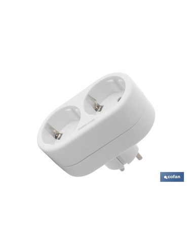 ADAPTADOR 2 VIAS FRONTAL SCHUKO (3.500w)