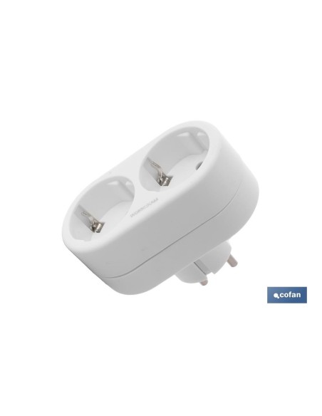 ADAPTADOR 2 VIAS FRONTAL SCHUKO (3.500w)
