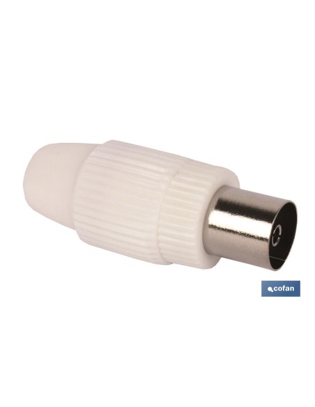 CONECTOR ANTENA HEMBRA RECTO (9,5MM)