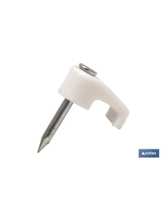 BL 10 UDS GRAPA PLÁSTICO PLANO 3,9X2,2MM