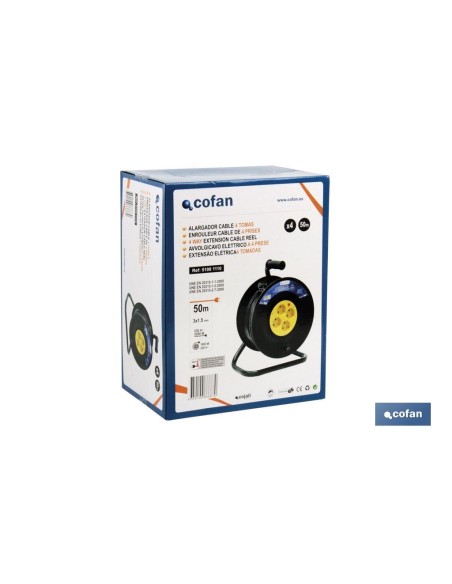 ALARGADOR CABLE 4T. 50 METROS (3 x 1,5mm)