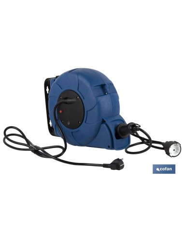 ENROLLACABLES AUTOMÁTICO SOPORTE PARED T/T-16M (14+2)