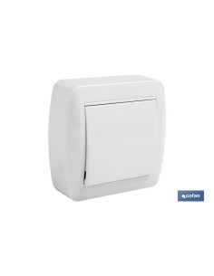 CONMUTADOR-INTERRUPTOR SUPERFICIE MODELO ATLANTIS 10A BLANCO