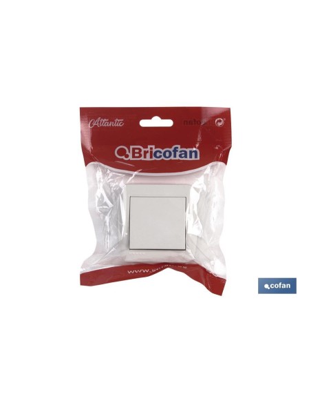 CONMUTADOR-INTERRUPTOR SUPERFICIE MODELO ATLANTIS 10A BLANCO