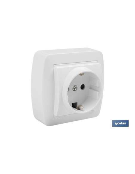 BASE BIPOLAR SUPERFICIE MODELO ATLANTIS 16A. BLANCO