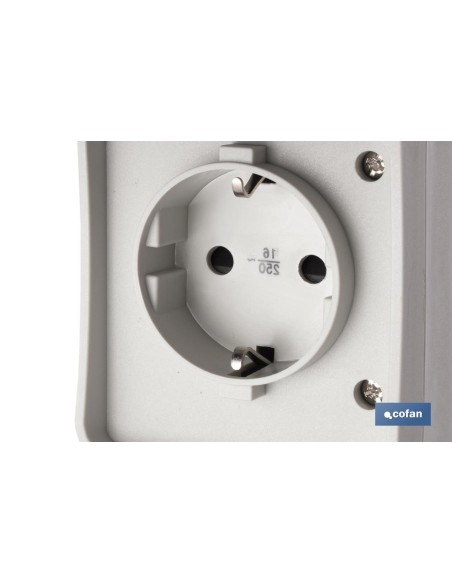 BASE ENCHUFE ESTANCO IP44
