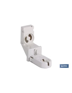 PORTALAMPARAS DE FLUORESCENCIA 2A250V CON PORTACEBADOR