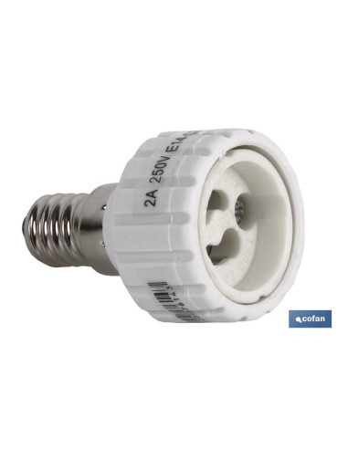 PORTALAMPARAS ADAPTADOR E27 - GU10