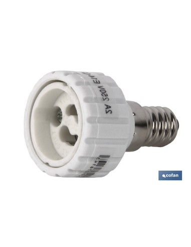 PORTALAMPARAS ADAPTADOR E27 - GU10