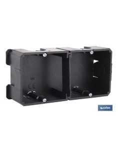 CAJA EMPOTRAR MECANISMOS UNIVERSAL 67X77X42 5 ENTRADAS TUBO Venta unitaria 2